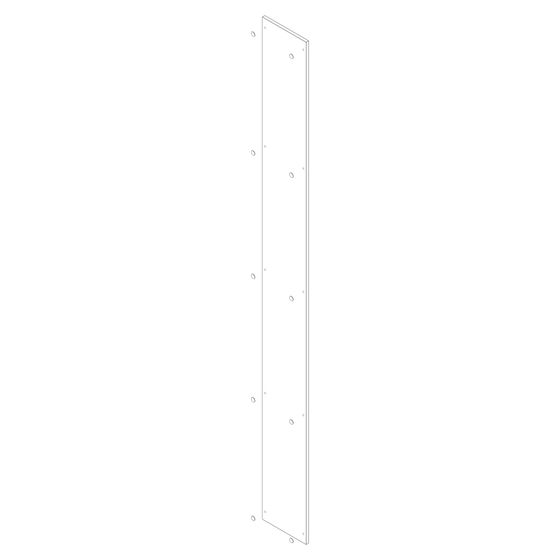 Hansgrohe Aufdoppelseite für Xilesa, 400x200mm, Sandbeige Matt mit Abdeckung D14, 92066780