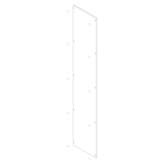 Hansgrohe Aufdoppelseite für Xilesa 400x350mm, Abdeckung D14, Sandbeige Matt, 92067780