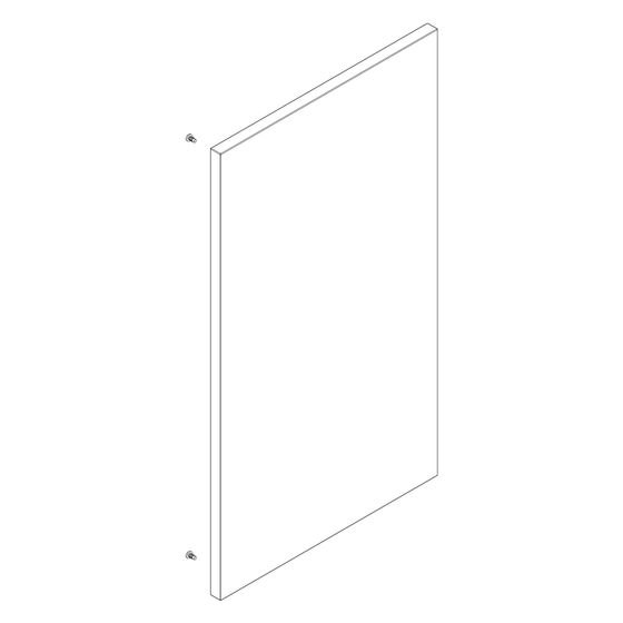 Hansgrohe Front für Xilesa 605x340mm R/L, Schiefergrau Matt, 92071760