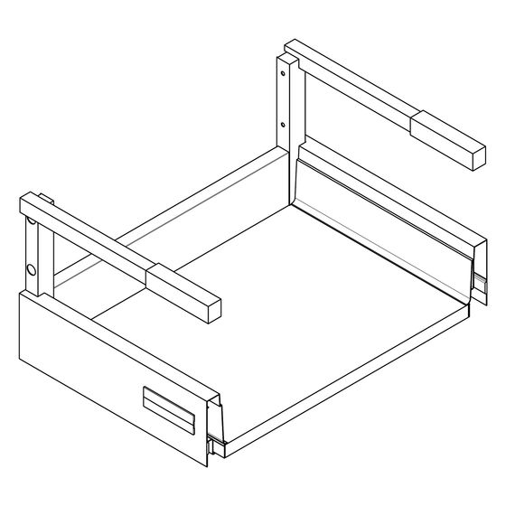 Hansgrohe Auszug für 480/380, Chrom, 92079000