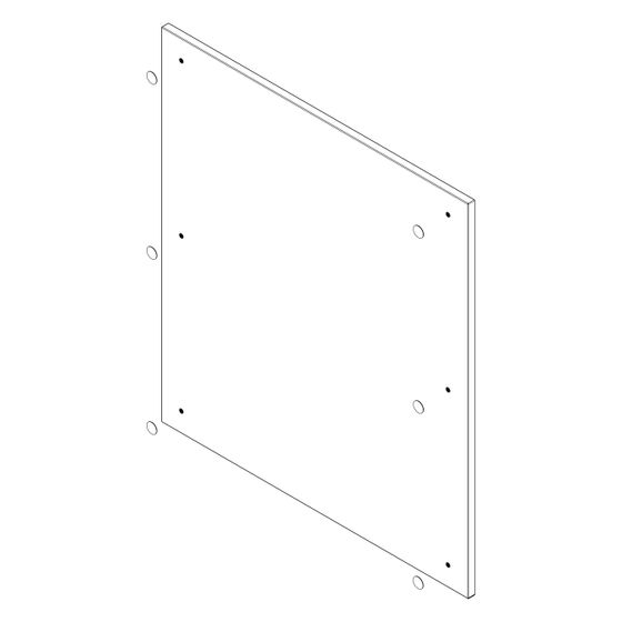 Hansgrohe Aufdoppelseite für Xilesa 480x470mm, Abdeckung D21, Sandbeige Matt, 92081780