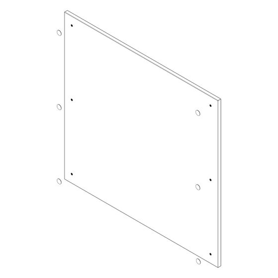 Hansgrohe Aufdoppelseite für Xilesa 550, Mattweiß mit Abdeckung D14, 96206700