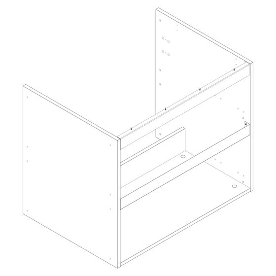 Hansgrohe Korpus für Xilesa 780x470mm 2AZ, 96209000