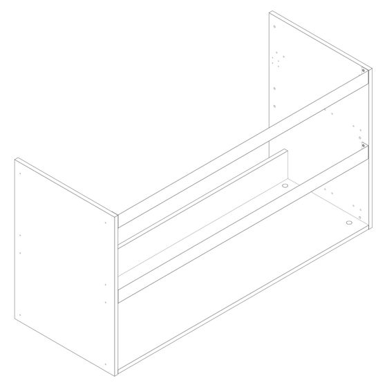 Hansgrohe Korpus für Xilesa 1180x470 2AZ, 98026000