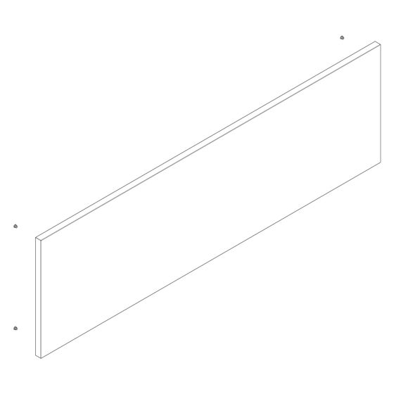 Hansgrohe Front für Xilesa 980x295mm Push-To-Open, Sandbeige Matt, 98038780