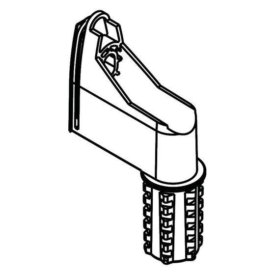 Hansgrohe Wandstütze für Unica C Brausestange, Grau, 96275000