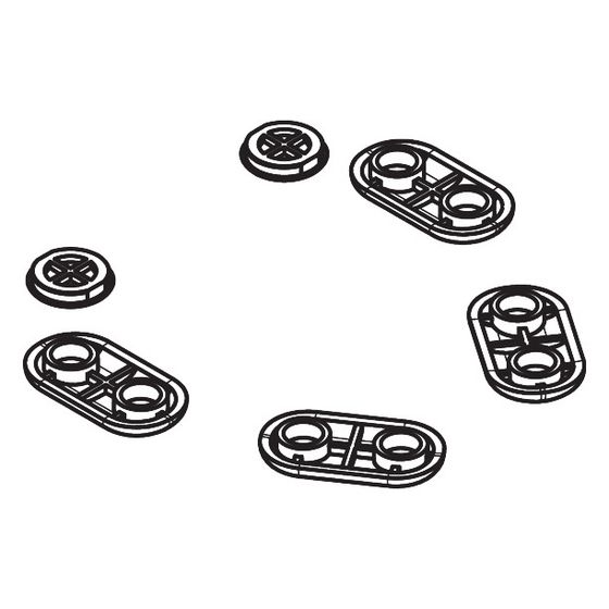 Hansgrohe Puffer-Set für EluPura WC-Sitz, 94864000