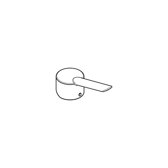 Hansgrohe Griff für Focus S Spültischmischer, Chrom, beschriftet, 31797000