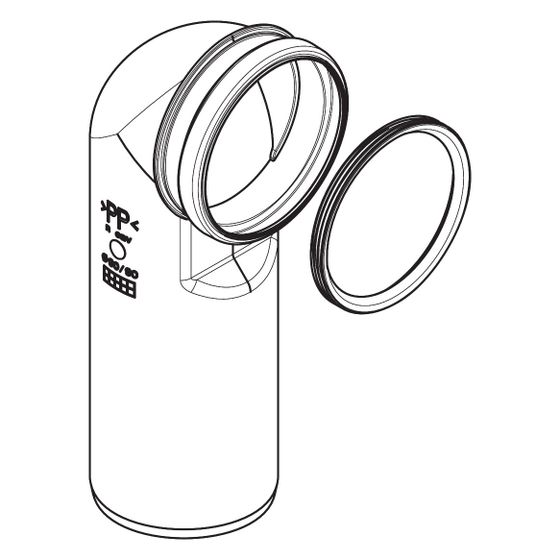 Hansgrohe Abgangsbogen für iFrame, 87095000
