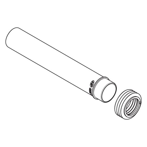 Hansgrohe Adapter für Spülrohr iFrame, 45x280mm, 87098000
