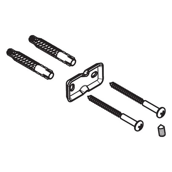 Hansgrohe Halteelement für AddStoris S, inkl. Befestigungsteile, 85188000