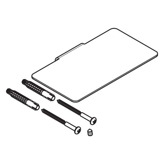 Hansgrohe Halteelement, Ablage für AddStoris S, Brushed Bronze, 85190140