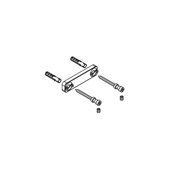 Hansgrohe Befestigungsteile Doppelhaken für AddStoris S, Chrom, 85194000