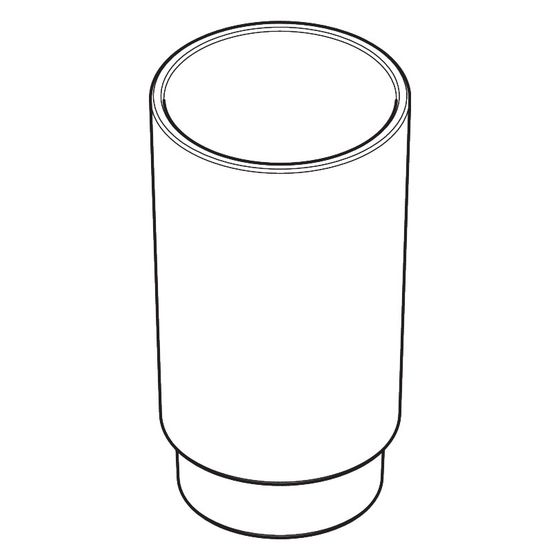 Hansgrohe Becher für WC-Bürste AddStoris S, 85203000