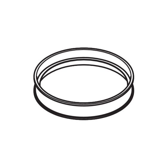 Hansgrohe Kunststoffeinlegering für AddStoris S, Mattschwarz, 85206670