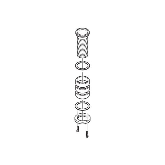 Hansgrohe Schaftbefestigung Secuflex, 96072000