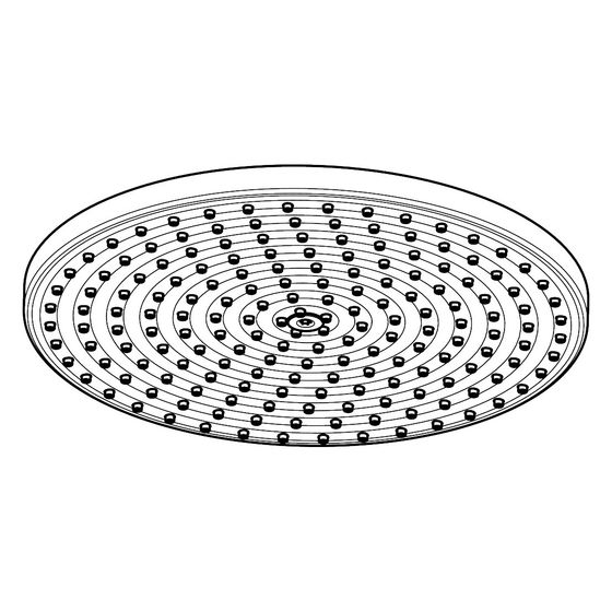 Hansgrohe Pharo Tellerkopfbrause Showerpipe Duschsystem 240mm, Chrom, 98853000