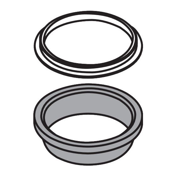 Hansgrohe Keilring 32x39x10,5mm, Grau Santoprene, 97701000