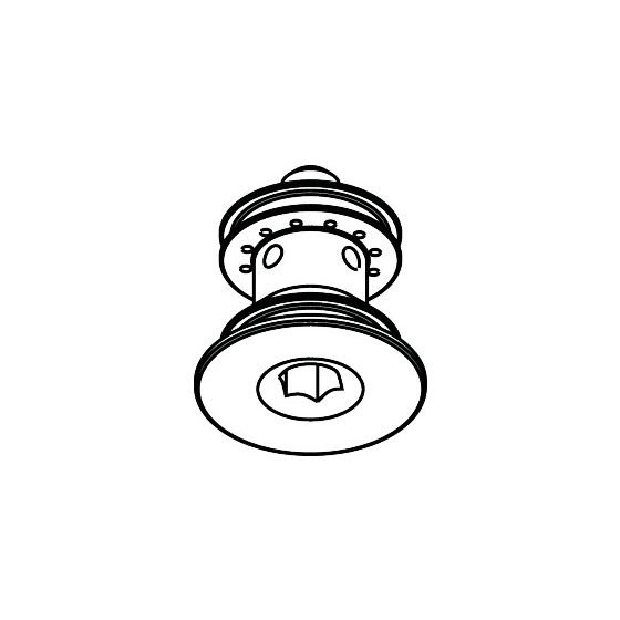 Hansgrohe Luftdüsenset ohne Luftansaugung Rainmaker, Chrom, 98871000