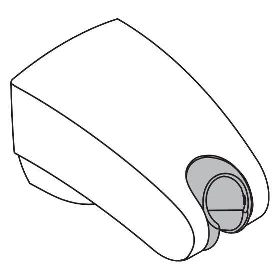 hansgrohe Brausenhalter Porter E Nachrüstset, Chrom