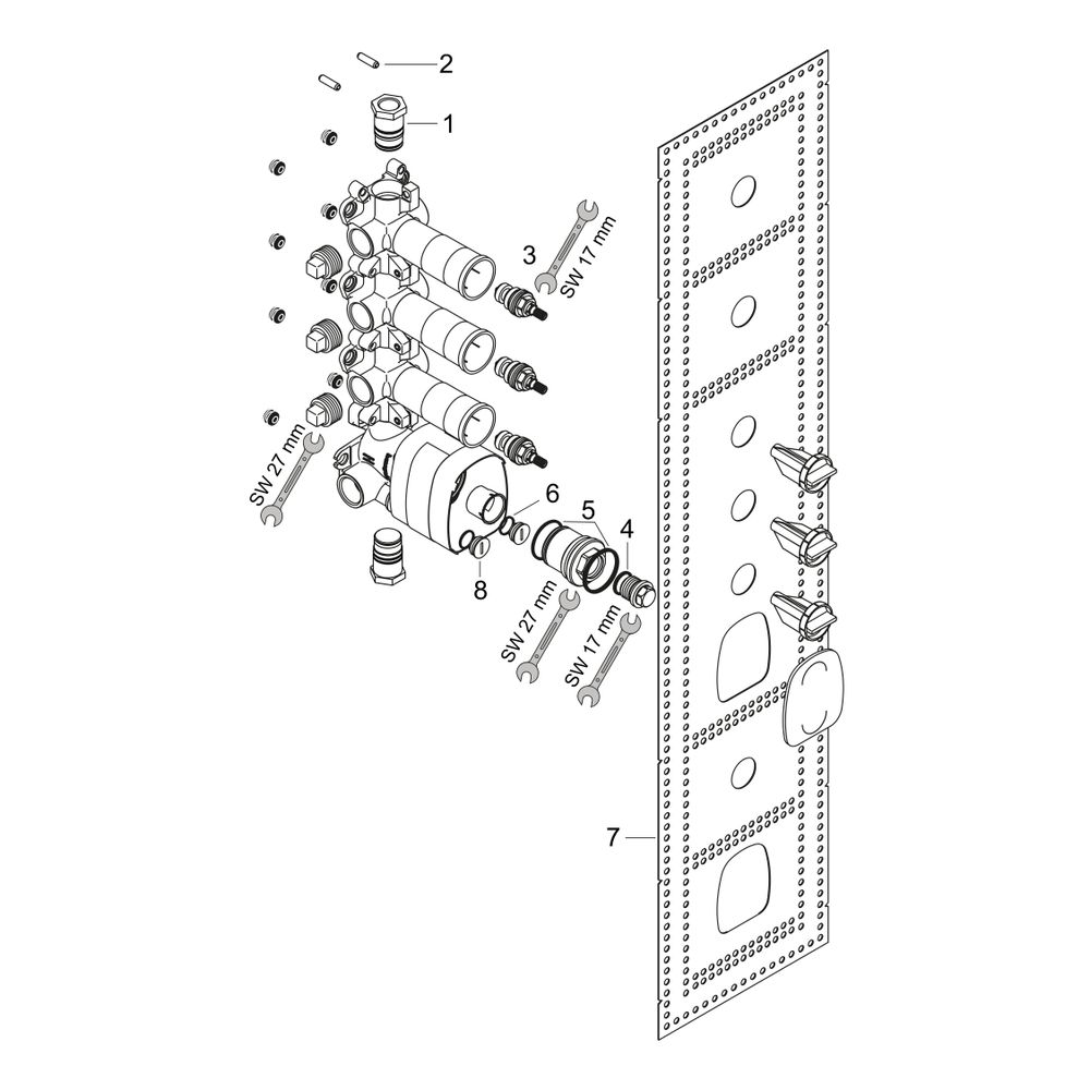 Hansgrohe AXOR ShowerSolutions Grundkörper für Thermostatmodul 360x120mm Unterputz,... HANSGROHE-10750180 4011097594286 (Abb. 3)