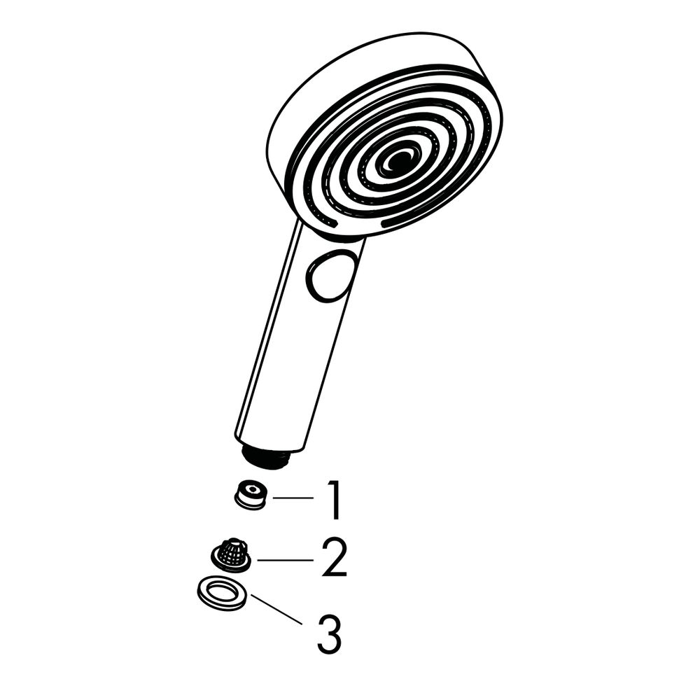 Hansgrohe Pulsify Select S Handbrause 105mm, 6,9l/min, 3jet Relaxation EcoSmart, Br... HANSGROHE-24111140 4059625442654 (Abb. 3)