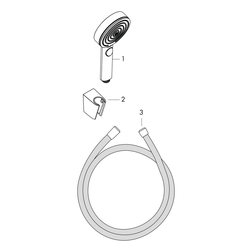 hansgrohe Pulsify Select S Brausehalterset 105mm 11,4l/min 3jet Relaxation, Mattsch... HANSGROHE-24302670 4059625358405 (Abb. 5)