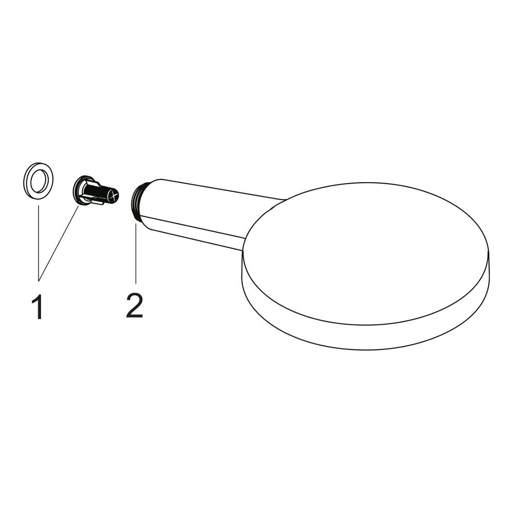 Hansgrohe AXOR ShowerSolutions Handbrause 120mm, 13,4l/min, 3jet, Chrom... HANSGROHE-26050000 4011097822846 (Abb. 3)