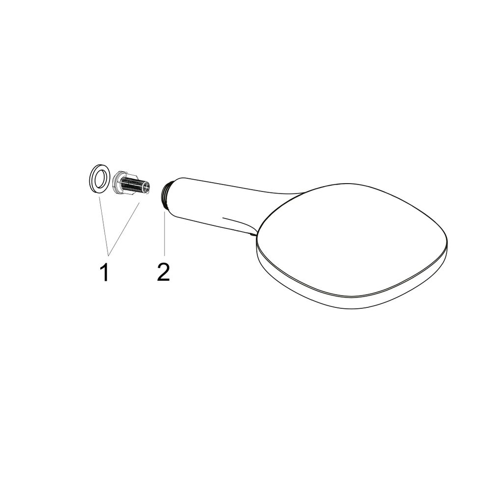 hansgrohe Raindance Select E Handbrause 120mm 3jet 14,4l/min, Schwarz/Chrom gebürst... HANSGROHE-26520340 4059625221297 (Abb. 3)