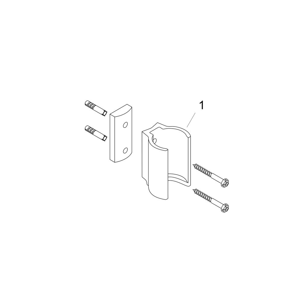 Hansgrohe AXOR Starck Brausehalter, konisch, Metall, Brushed Nickel... HANSGROHE-27515820 4011097536354 (Abb. 2)