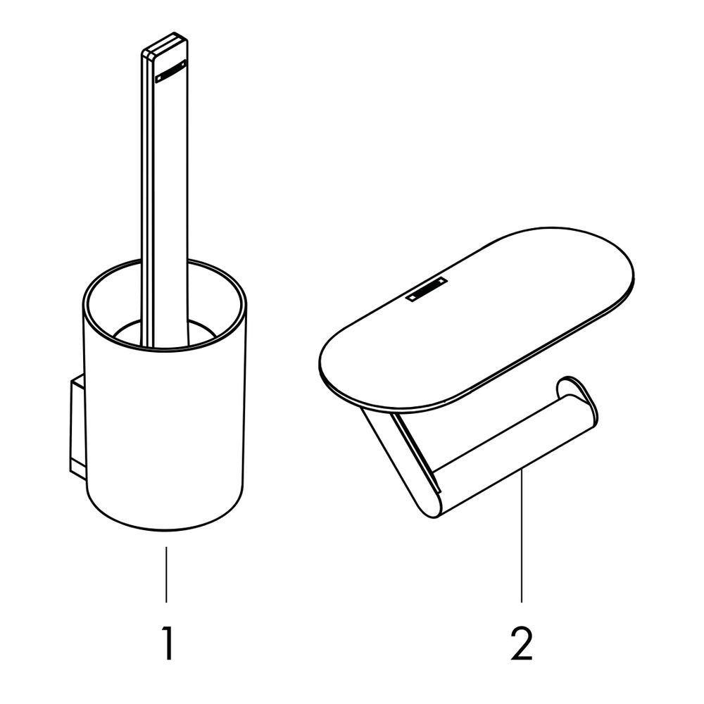 hansgrohe WallStoris Toilettenset, Mattschwarz... HANSGROHE-27969670 4059625368312 (Abb. 2)