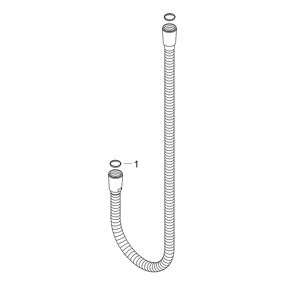 Hansgrohe AXOR ShowerSolutions Metallbrauseschlauch 125cm, G 1/2", Brushed Red Gold... HANSGROHE-28112310 4011097829074 (Abb. 2)