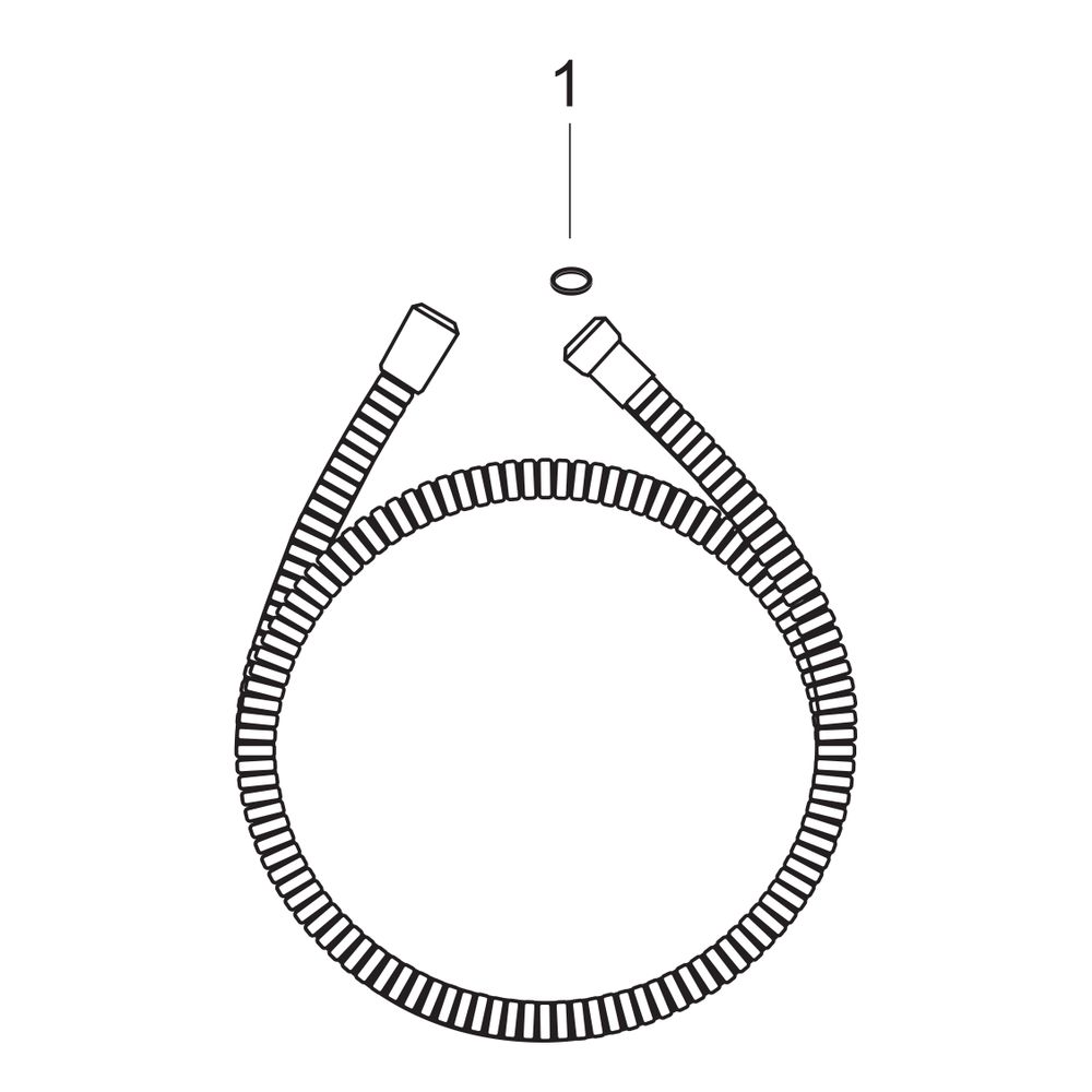 hansgrohe Metaflex Brauseschlauch 1,60m, Chrom... HANSGROHE-28266000 4011097260860 (Abb. 2)