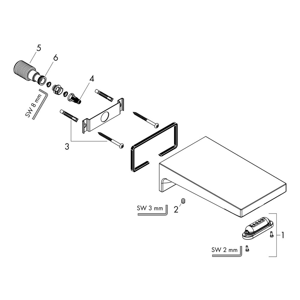 hansgrohe Metropol 185mm Wanneneinlauf, Chrom... HANSGROHE-32543000 4011097835235 (Abb. 3)