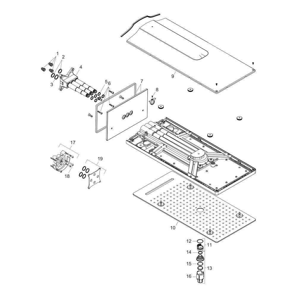 Hansgrohe AXOR ShowerSolutions Kopfbrause, 22l/min, 250x580mm 3jet, Chrom... HANSGROHE-35283000 4059625003527 (Abb. 3)