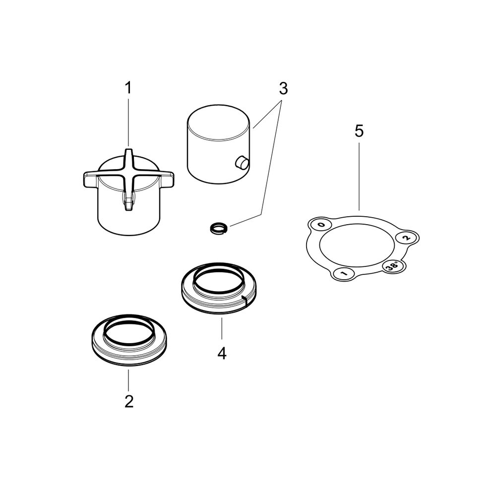 Hansgrohe 2-Loch Thermostat AXOR Citterio E Wannenrandmontage, DN 15, Chrom... HANSGROHE-36412000 4011097751405 (Abb. 3)