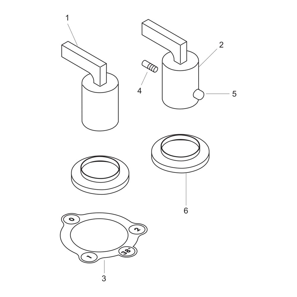 Hansgrohe AXOR Wannenrandarmatur Citterio 2-Loch, Thermostat, Hebelgriff, Chrom... HANSGROHE-39482000 4011097488868 (Abb. 2)