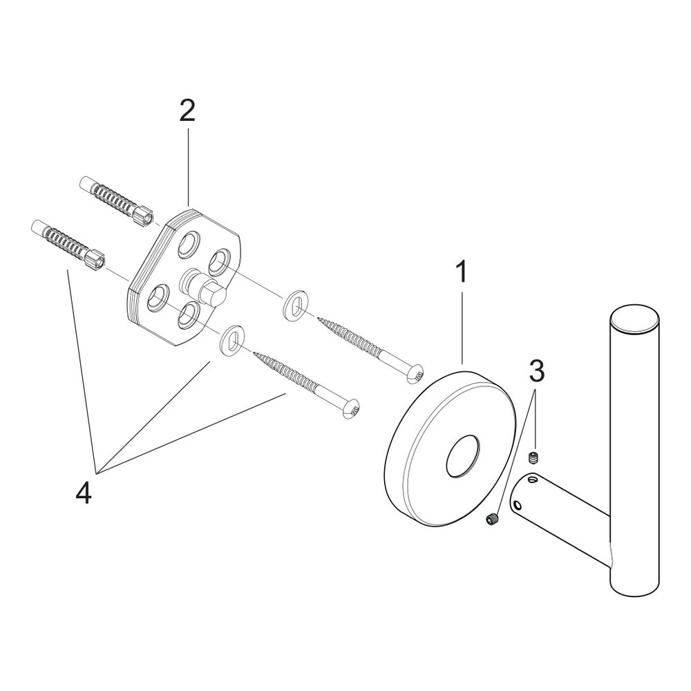 hansgrohe Reservepapierhalter Logis Nickel poliert... HANSGROHE-40517820 4011097585338 (Abb. 2)