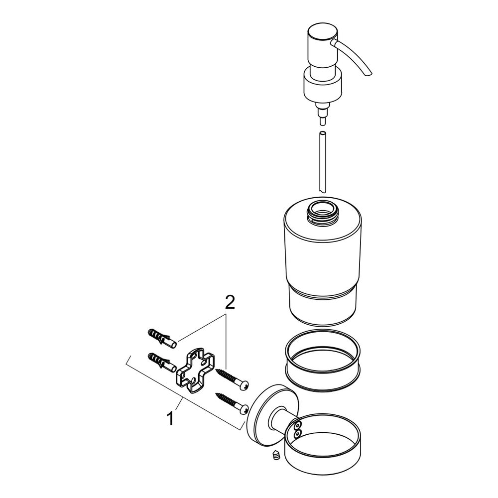 hansgrohe Logis Universal Lotionspender, Chrom... HANSGROHE-41714000 4059625123133 (Abb. 3)