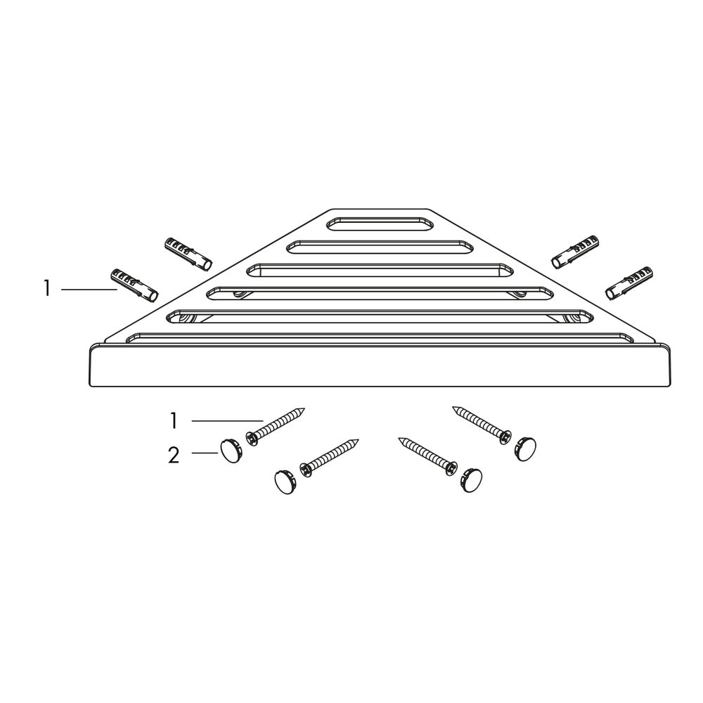 hansgrohe AddStoris Seifenkorb, Chrom... HANSGROHE-41741000 4059625296868 (Abb. 3)