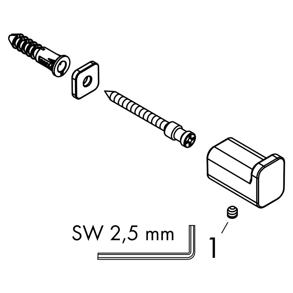 hansgrohe AddStoris Handtuchhaken, Mattweiß... HANSGROHE-41742700 4059625296288 (Abb. 4)