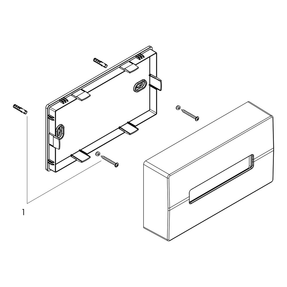 hansgrohe AddStoris Kosmetiktuchbox, Gold poliert... HANSGROHE-41774990 4059625296578 (Abb. 2)