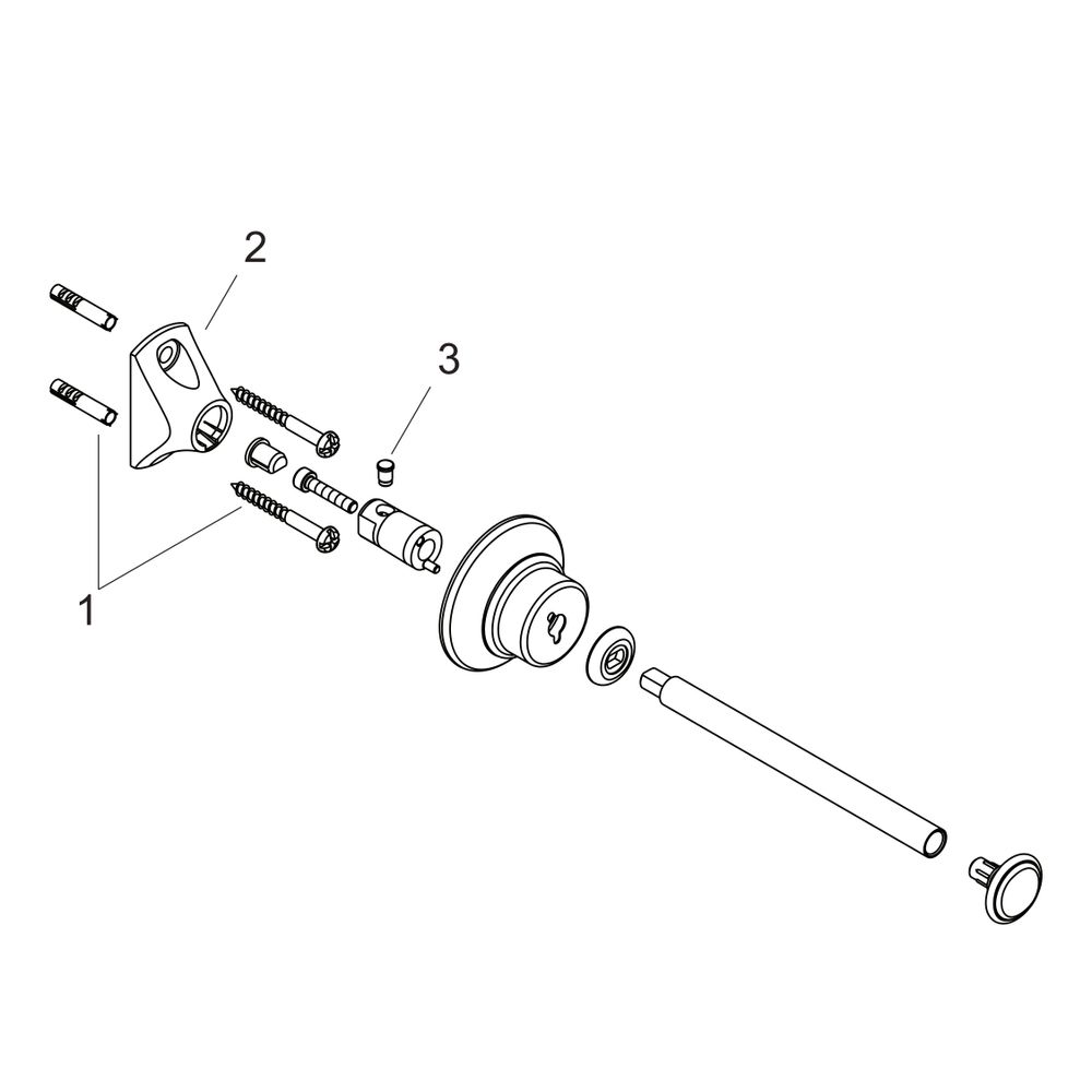 Hansgrohe AXOR Montreux Toilettenpapierhalter, 159mm, Metall, Chrom... HANSGROHE-42028000 4011097516219 (Abb. 2)