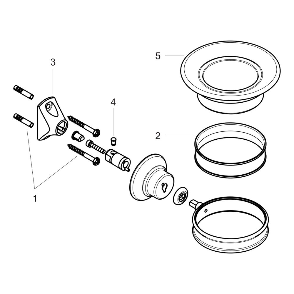 Hansgrohe AXOR Montreux Seifenschale, 107x54x131mm, Porzellan/Metall, Brushed Nicke... HANSGROHE-42033820 4011097516288 (Abb. 2)