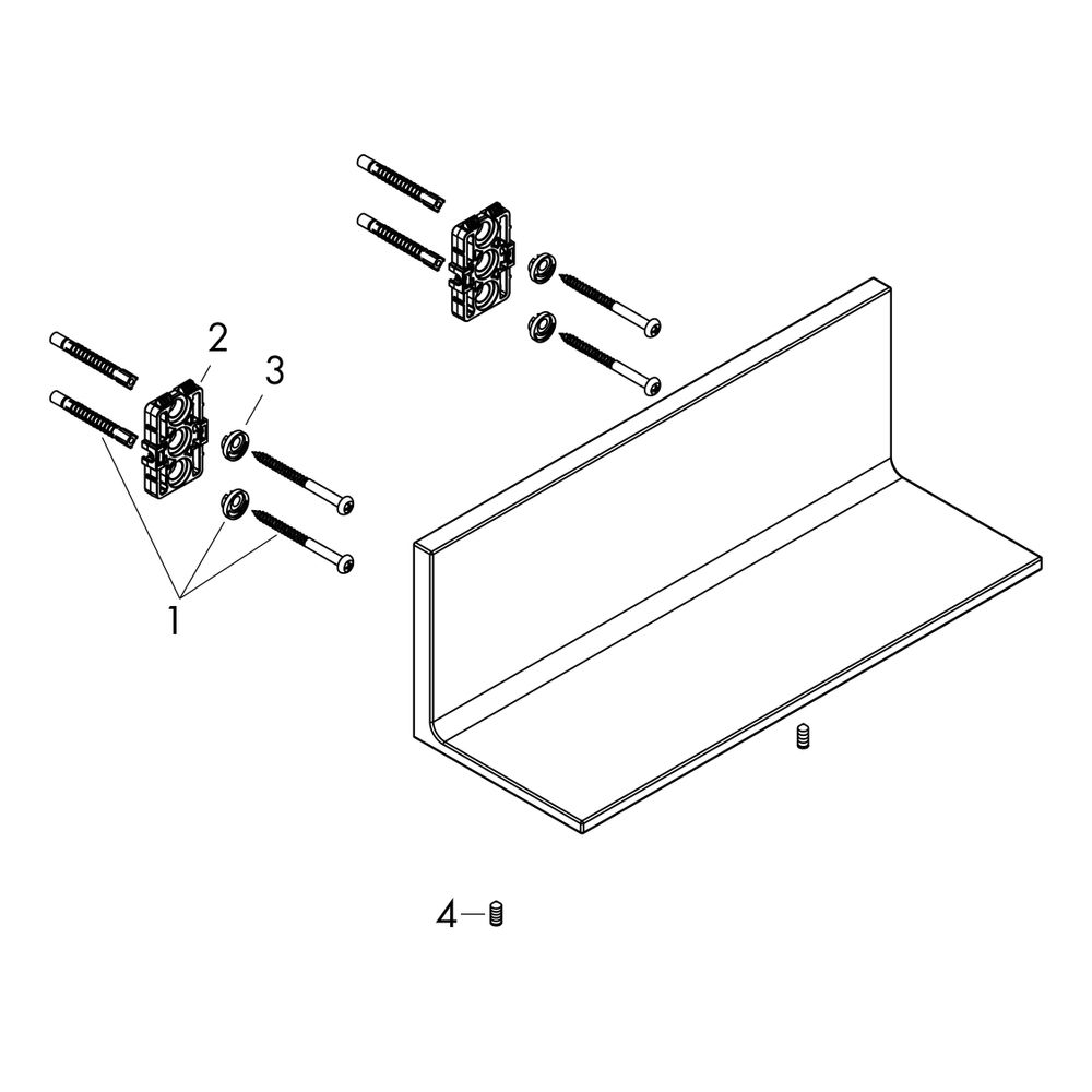 Hansgrohe AXOR Universal Rectangular Ablage 300mm, Metall, Chrom... HANSGROHE-42644000 4059625423967 (Abb. 2)