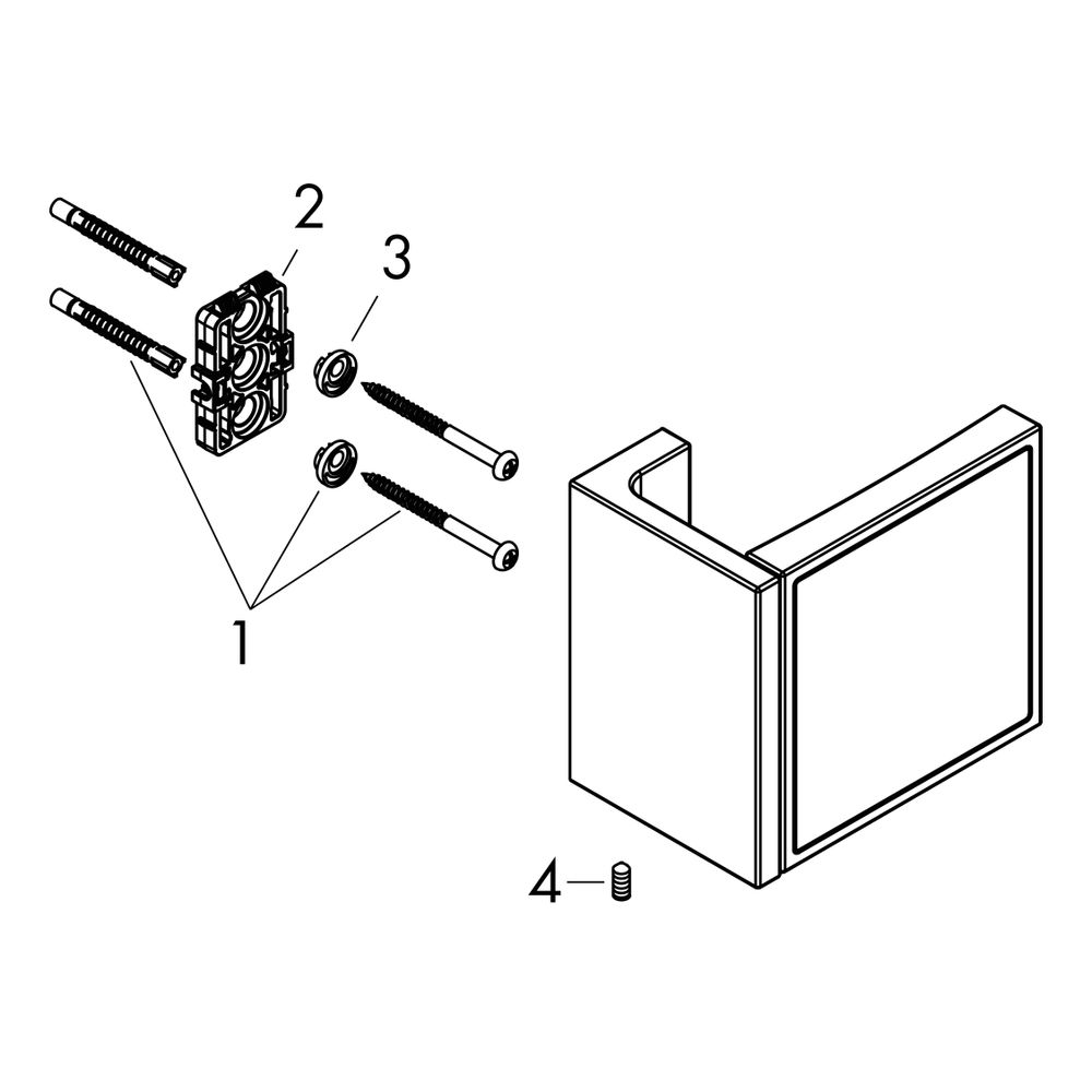 Hansgrohe AXOR Universal Rectangular Rasierspiegel, Wandmontage, neigbar, 120x110x8... HANSGROHE-42649340 4059625423721 (Abb. 2)