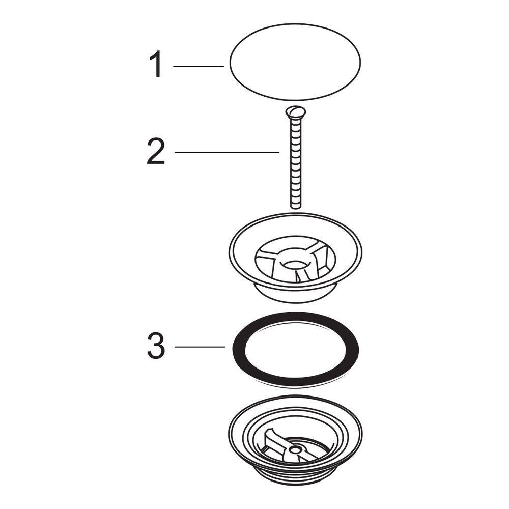 hansgrohe Garnitur DN 32 nicht verschließbar für Waschbecken, Bronze gebürstet... HANSGROHE-50001140 4011097820347 (Abb. 2)