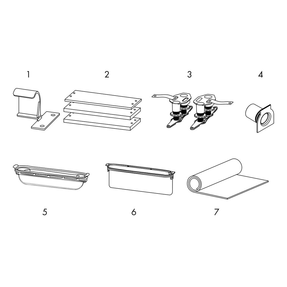 hansgrohe RainDrain Installationsset 600mm, uBox universal, für befliesbare Duschri... HANSGROHE-56010180 4059625355589 (Abb. 2)