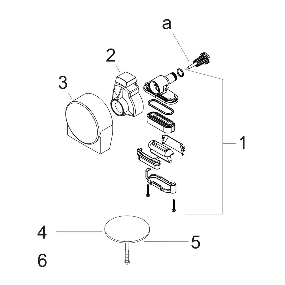 hansgrohe Exafill S Fertigset Wanneneinlauf, Ablauf-, Überlaufgarnitur, Chrom... HANSGROHE-58117000 4011097417479 (Abb. 2)