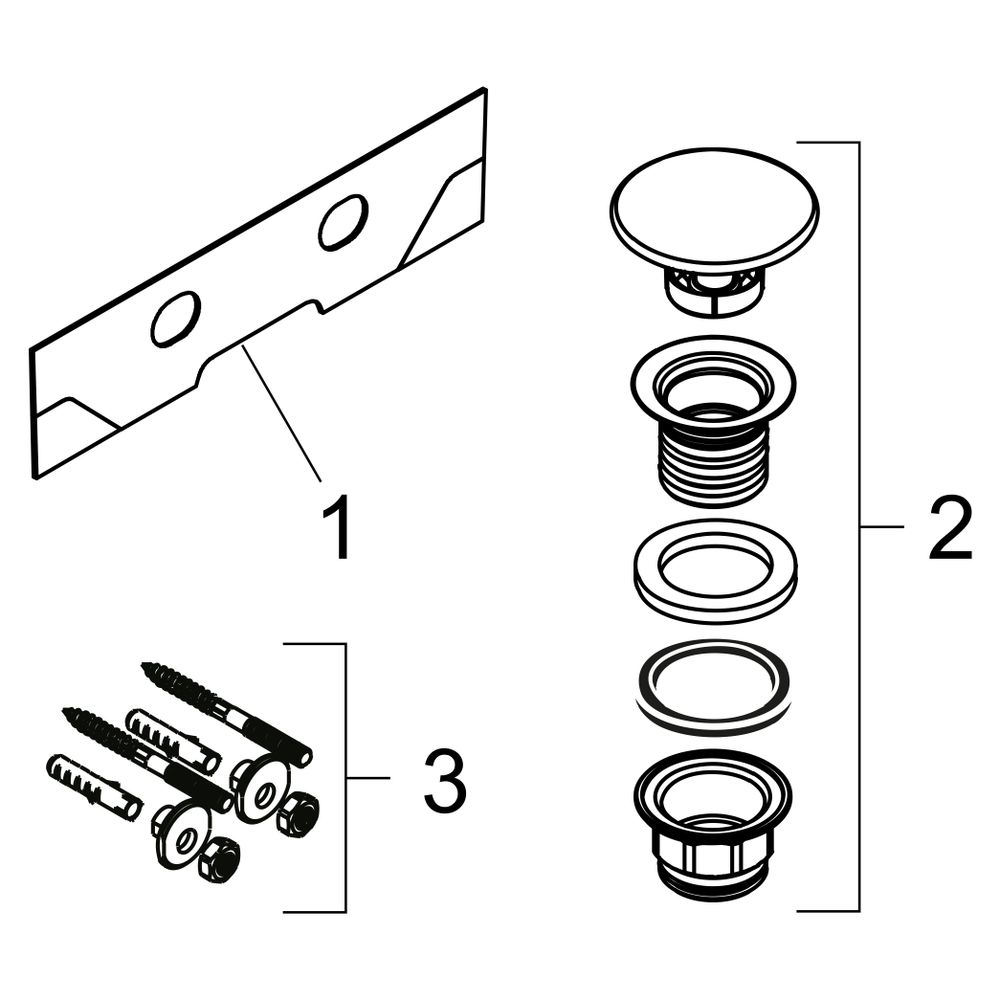 hansgrohe Xelu Q Aufsatzwaschtisch geschliffen 600x480mm ohne Hahnloch und Überlauf... HANSGROHE-61019450 4059625413920 (Abb. 4)